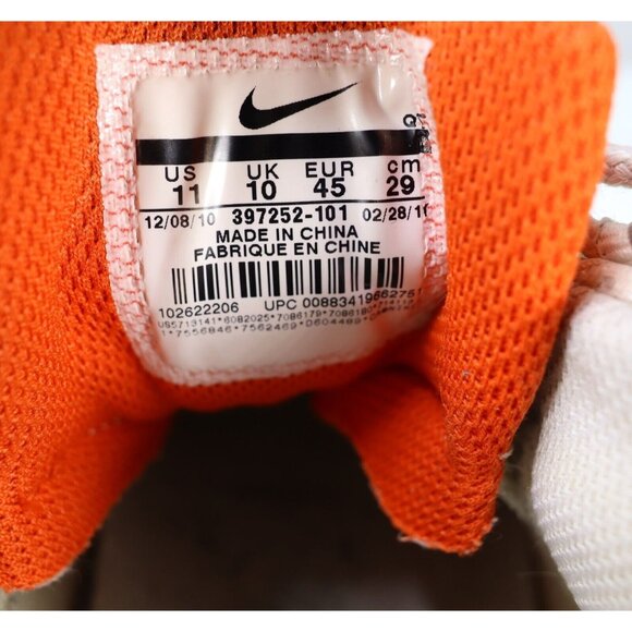 Nike Air Max 24-7 3M Team Orange/Dark Grey Running Shoes Size 11 Y2K USED - Picture 6 of 9